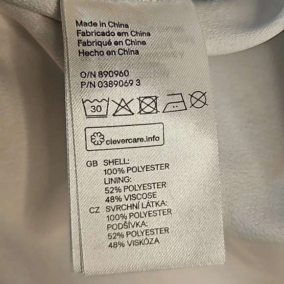 H&M Women Jumpsuit, Size 8, Color: Blue, Off white, orange - Picture 12 of 12